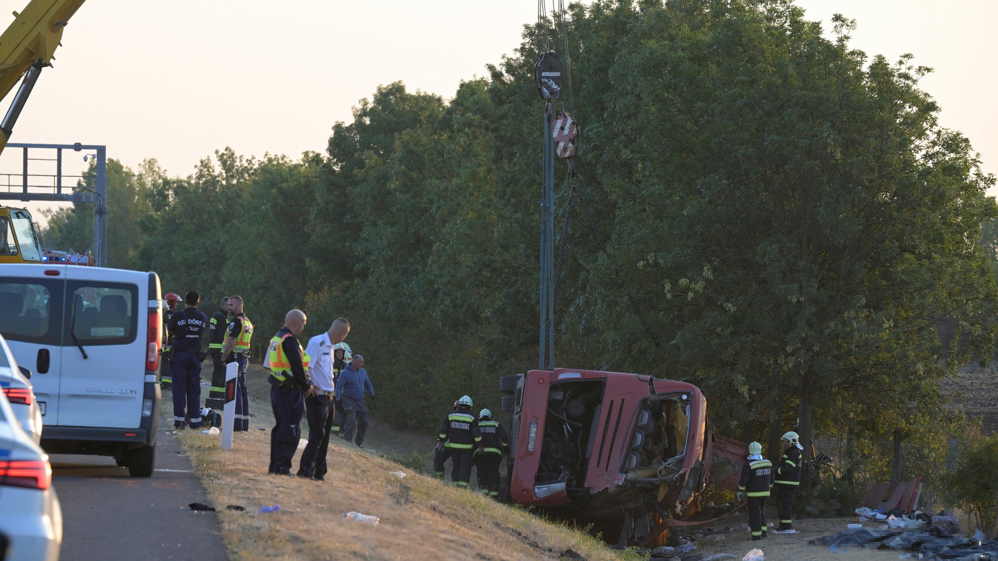 Nehoda poľského autobusu v Maďarsku