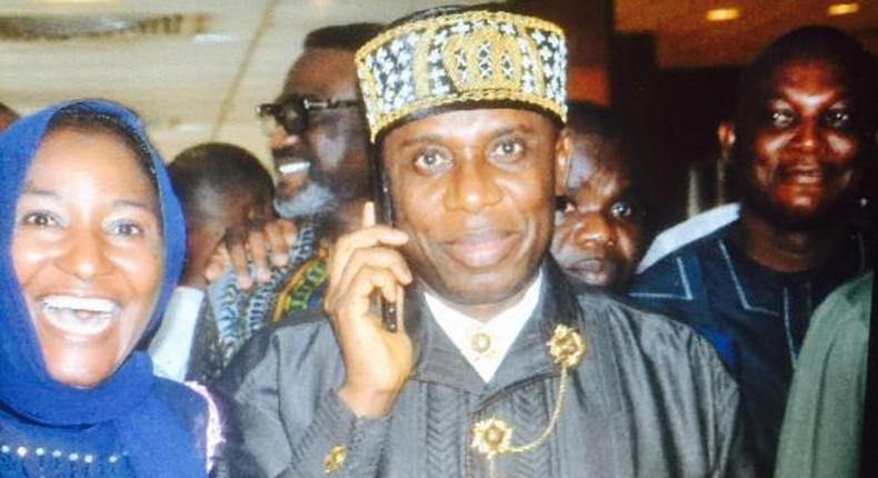 Former Rivers State Governor, Rotimi Amaechi arrives at National Assembly for ministerial screening on October 22, 2015