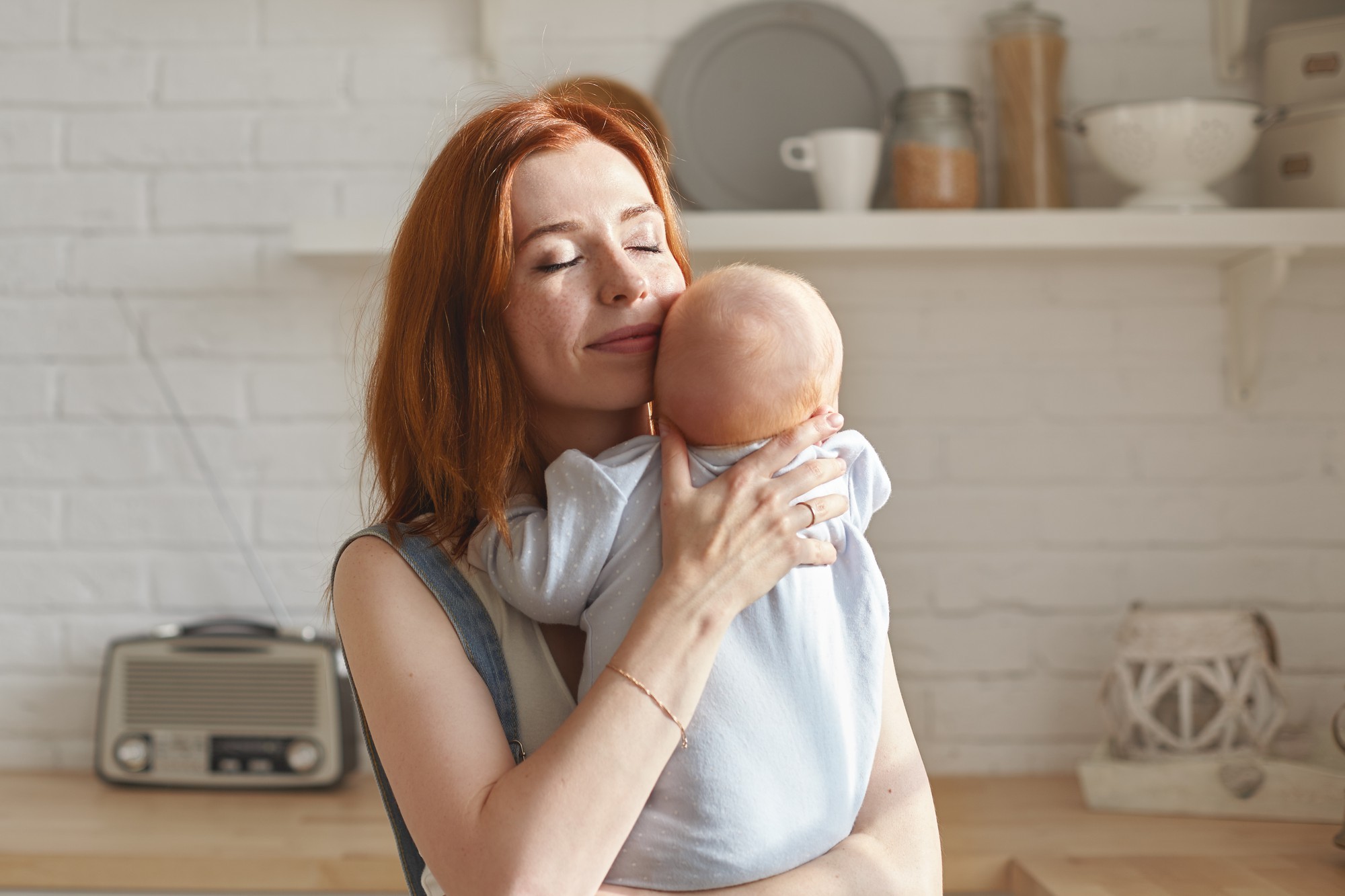Blízkosť mamy pôsobí upokojujúco.