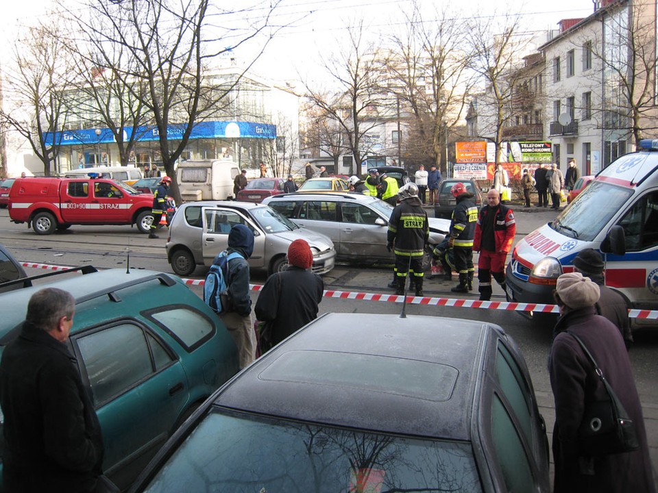 WYPADEK NA ULICY KRÓLEWSKIEJ