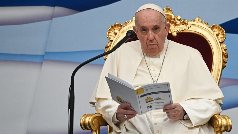 Papież Franciszek w Atenach 6 grudnia 2021 r.