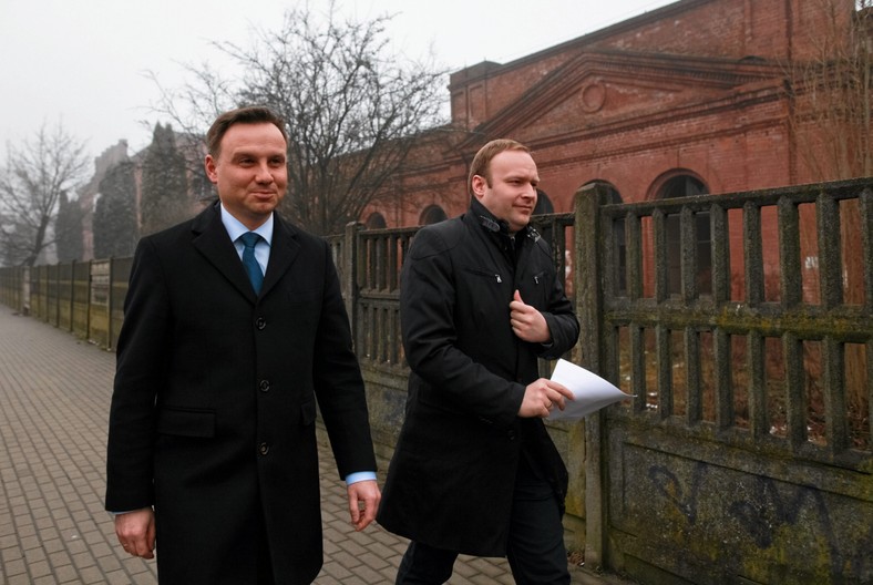 Andrzej Duda i Marcin Mastalerek w 2015 r.