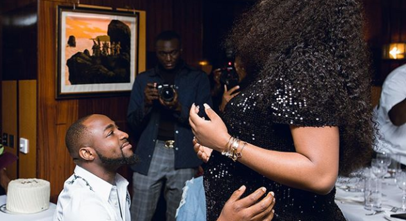 Davido praises Chioma, describing her as a beautiful wife. (Davidoofficial/Instagram)