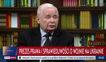 Prowadząca wywiad w ten sposób  przedstawiła Kaczyńskiego. Prezes PiS tylko się uśmiechnął