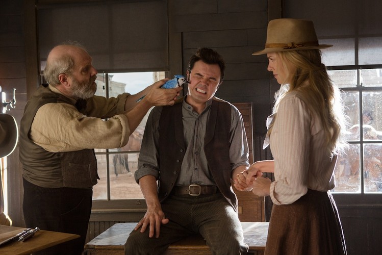 Seth MacFarlane i Charlize Theron w filmie 'Milion sposobów, jak zginąć na Zachodzie'