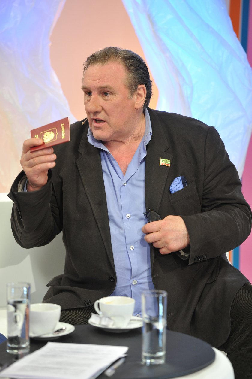 Gerard Depardieu uciekł z Rosji