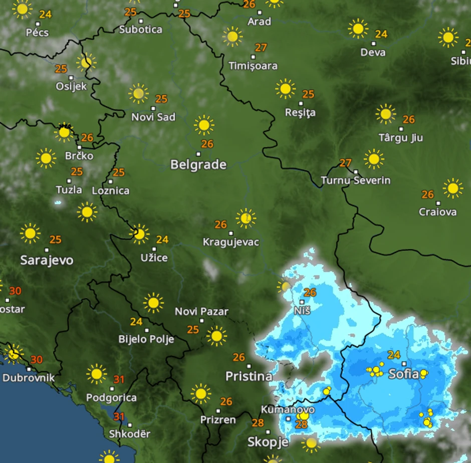 Nevreme polako napušta Srbiju od 20h