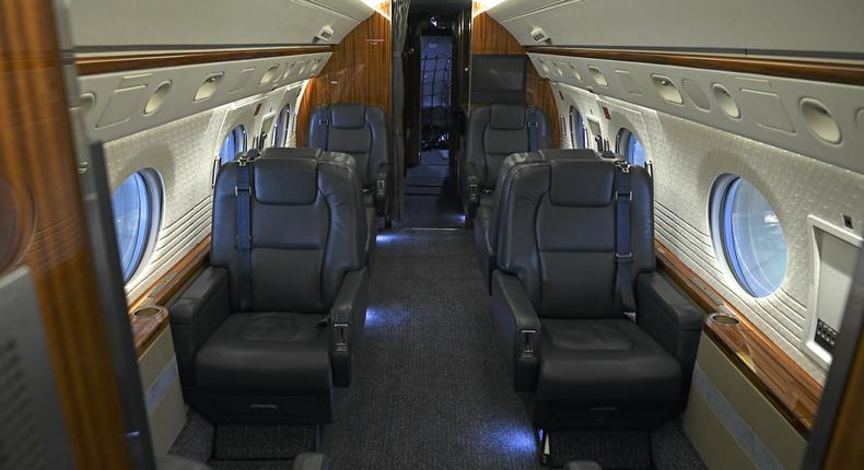 With seating for up to 18, according to Gulfstream, there are a variety of configurations to choose from with the G550.
