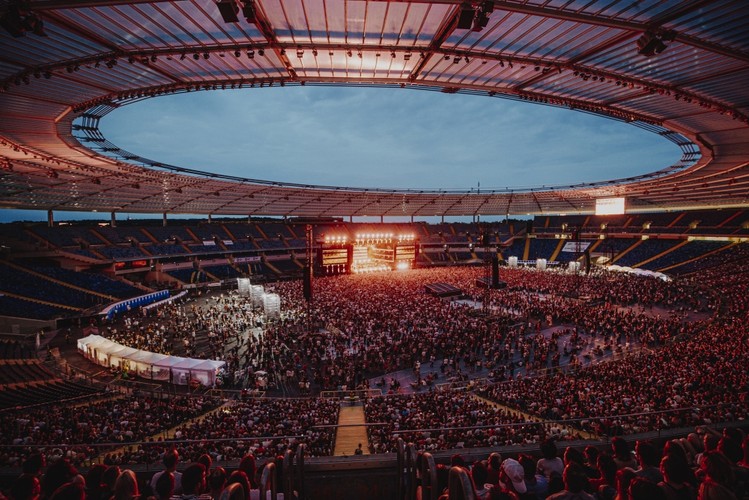 Stadion Śląski, koncert SMOLIK x MIUOSH x JIMEK x NOSPR fot.Damian Kramski