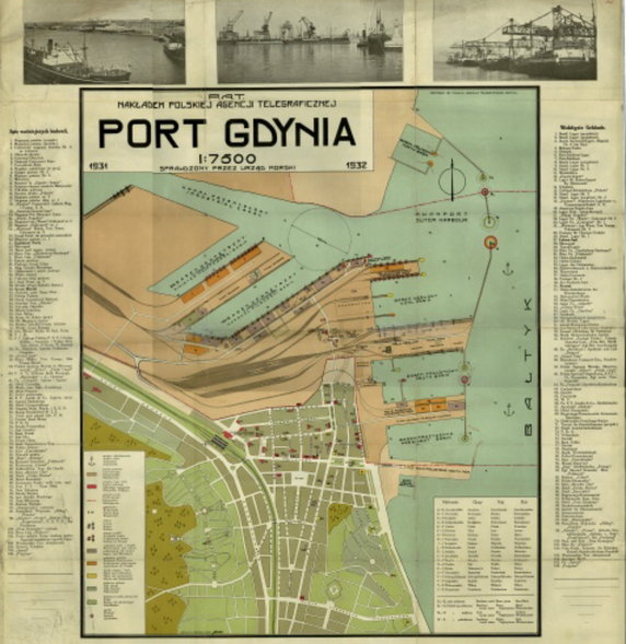 Mapa portu z 1931 r.