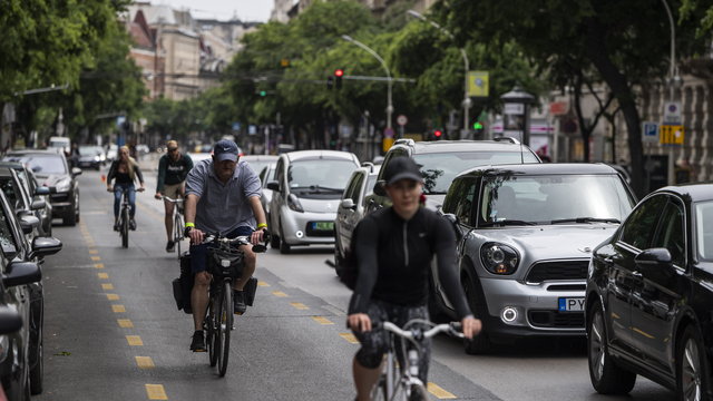 Soha nem látott mennyiségben kerékpároztak a budapestiek augusztusban