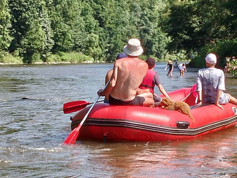 Spływ pontonowy Bardo na Dolnym Śląsku