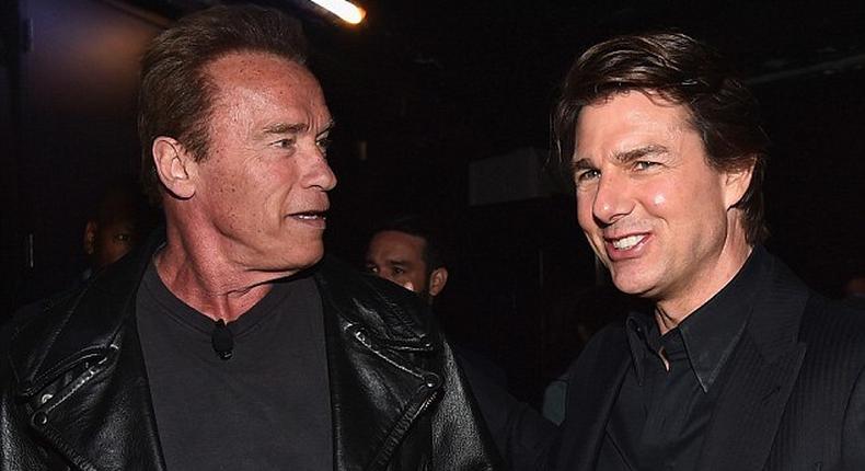 Arnold Schwazenegger fails to recognize Tom Cruise in Las Vegas
