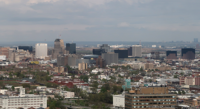 Last year, rent for a one-bedroom apartment in Newark, New Jersey, rose by 42.8%.