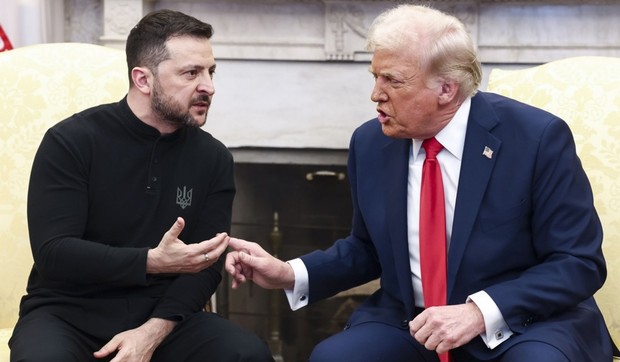Volodimir Zelenski i Donald Tramp u Beloj kući 28. februara 2025.