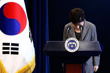 Echa skandalu korupcyjnego z Samsungiem w tle. Prezydent Korei Południowej odsunięta od władzy