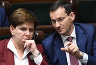 Beata Szydło, Mateusz Morawiecki