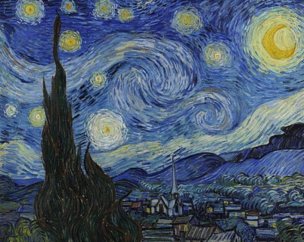 Gwiaździsta Noc Vincenta van Gogha, fot. Wikimedia Commons/Public Domain