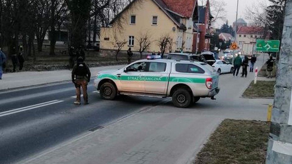 Kradzione audi zatrzymane w Strzelcach Krajeńskich fot. Vinci Urbex