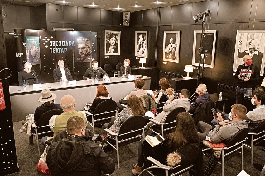 Konferencija za medije povodom premijere predstave "Knjiga o Milutinu" 