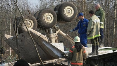 Tu-154 wrak, tupolew, Smoleńsk