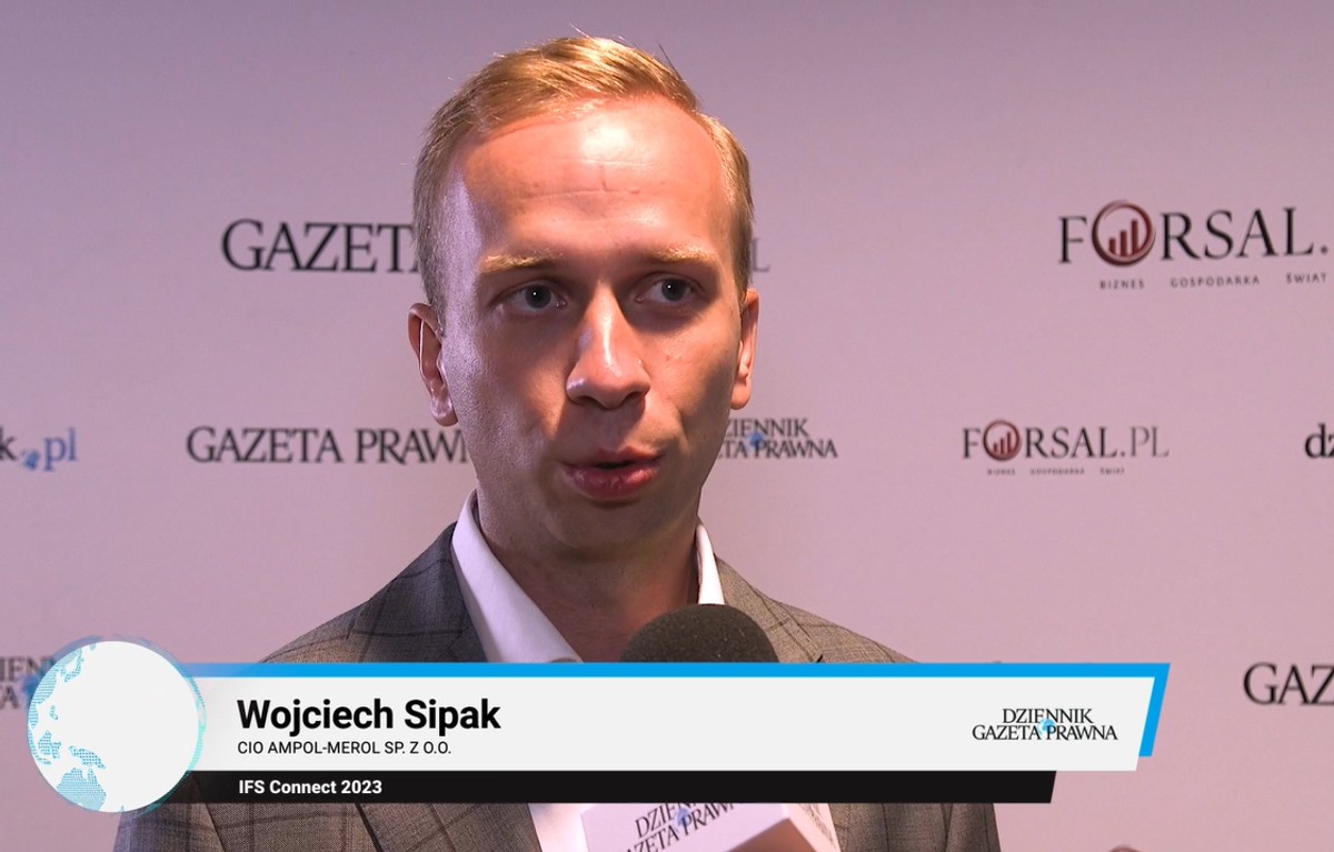 Wojciech Sipak, CIO spółki Ampol-Merol