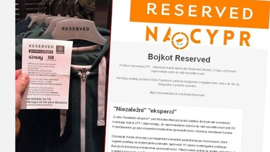 Bojkotują Reserved i inne sklepy LPP. Wrzucają ulotki do ubrań w sklepach