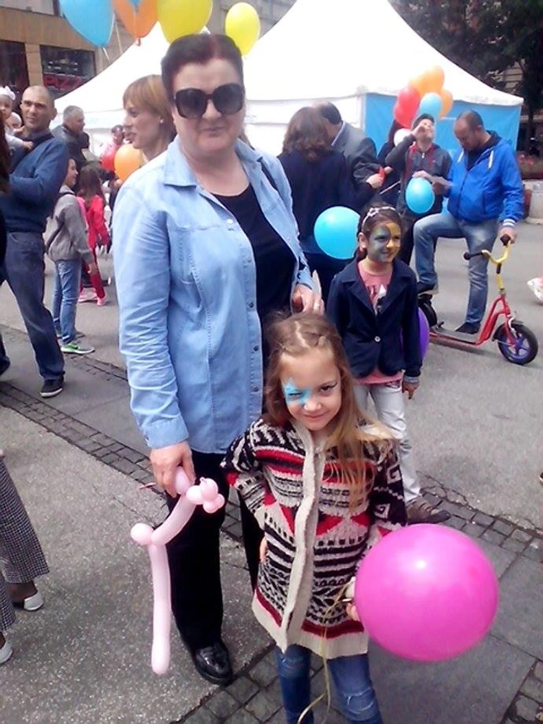 Vesna Ćaldović slobodno vreme koristi da se druži sa unukom Nikom, koja voli da ode sa bakom na sladoled