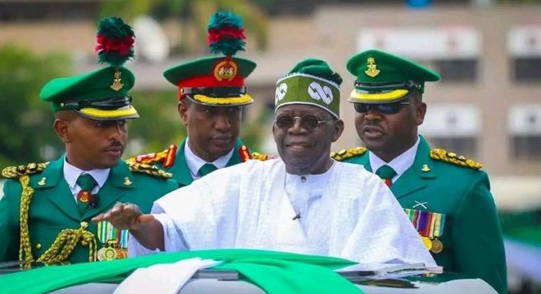 President Bola Ahmed Tinubu was sworn in on Monday, May 29, 2023. [Oraclenews]