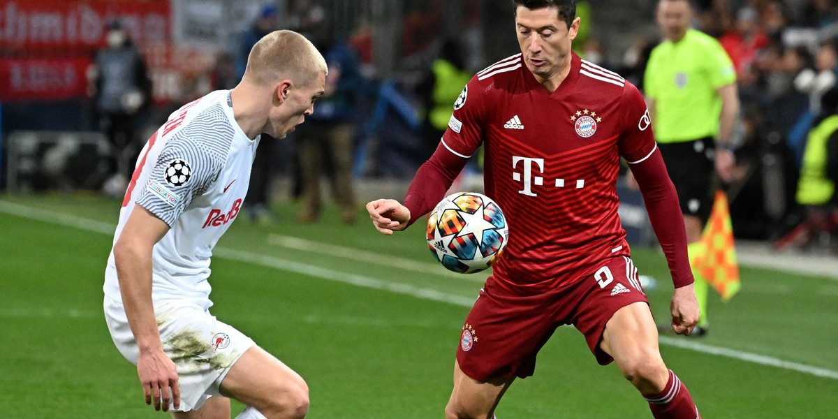 Robert Lewandowski uznany najsłabszym zawodnikiem meczu z Salzburgiem.