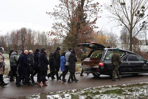 Pogrzeb mężczyzny, który zginął w Przewodowie.