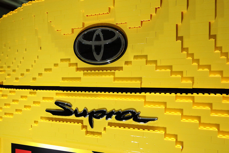 Toyota GR Supra z klocków Lego, wygląda świetnie i jeździ