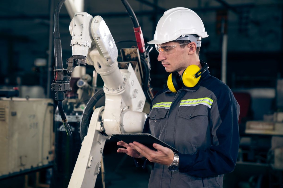 przemysł pokolenie z nowe technologie praca fabryka