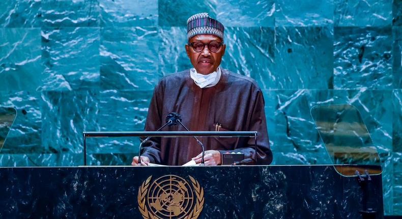 Muhammadu Buhari, Président du Nigéria à l'ONU