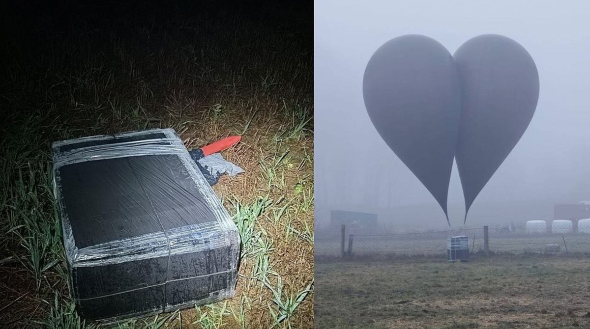 Balony z papierosami przyleciały do Polski. "Paczka" za 100 tys. zł