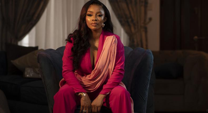 Toke Makinwa would have been one of those women who stick through toxic marriages for the kids [Showmax]