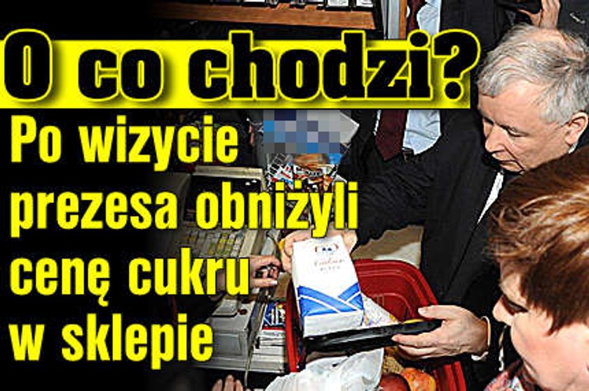 O co chodzi? Po wizycie prezesa w sklepie obniżyli cenę cukru