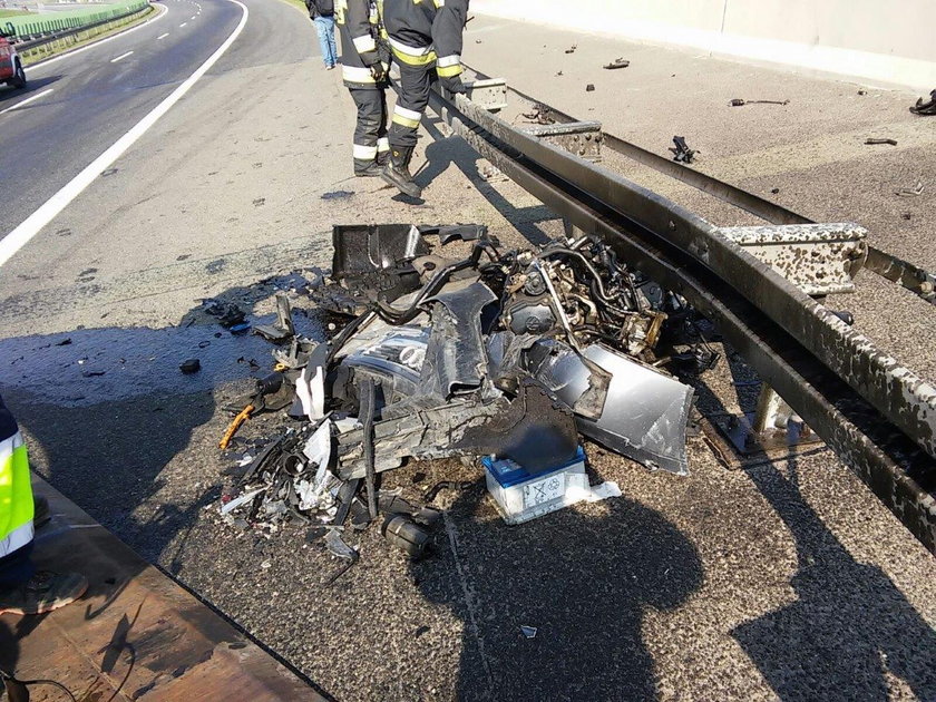 Góra św. Anny Wypadek na A4. Autostrada zablokowana