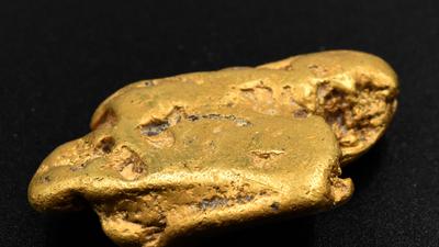 La pépite d'or, surnommée Hiro's Nugget, pèse 64,8 grammes/Mullock Jones