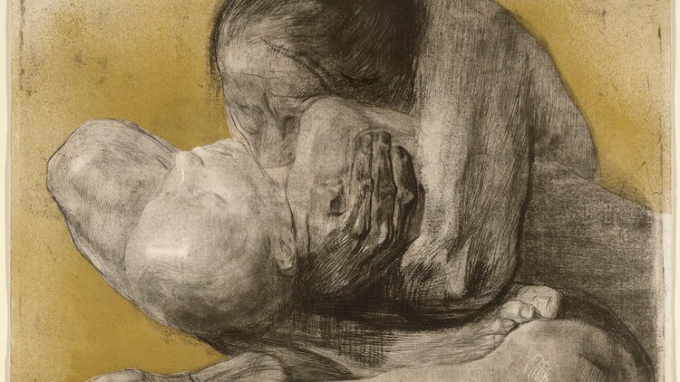 „Kobieta ze zmarłym dzieckiem”, Käthe Kollwitz