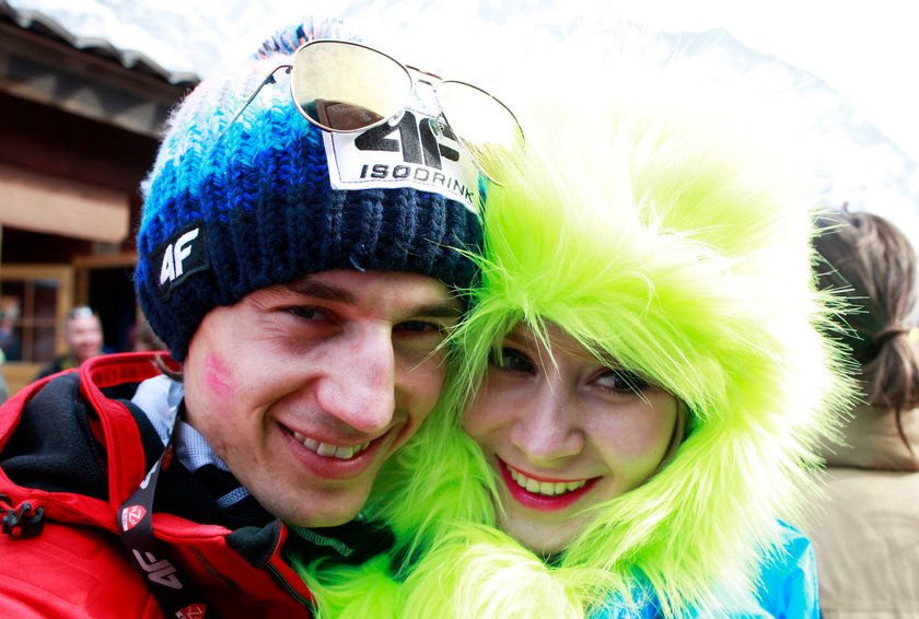 Kamil Stoch i Ewa Bilan