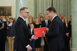 Zaprzysiężenie nowych ministrów. Uroczystość w Pałacu Prezydenckim