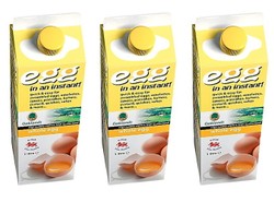 Jajka jak sok, prosto z kartonika