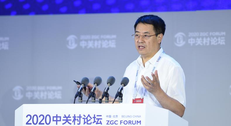 Yang Xiaoming speaks during 2020 Zhongguancun (ZGC) Forum on September 18, 2020 in Beijing, China.Hou Yu/China News Service via Getty Images