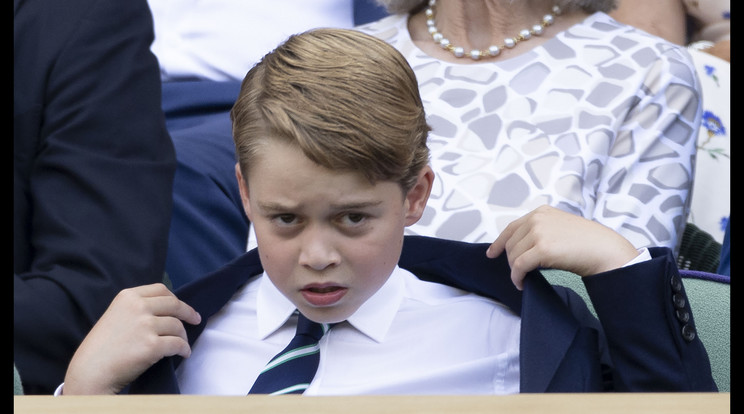 György hercegnek nagyon melege volt az öltönyében a wimbledoni döntő alatt /Fotó: Northfoto