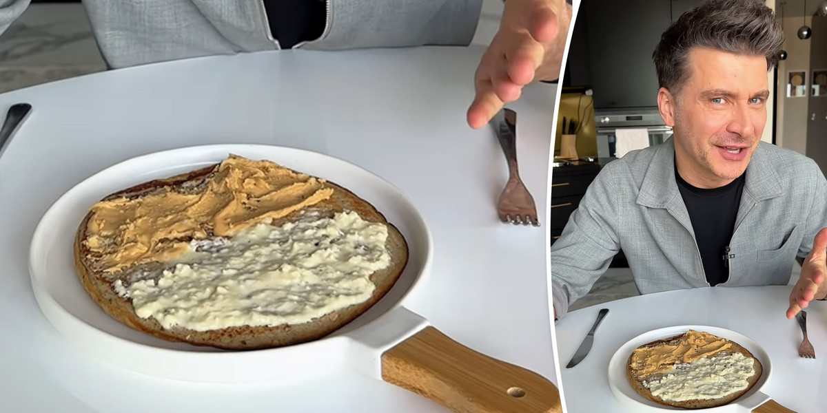 Tomasz Kammel ma prosty przepis na omlet bananowy.