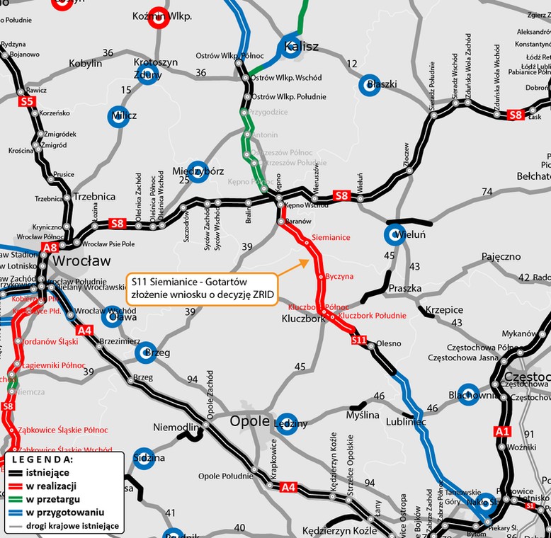 S11 Siemianice - Gotartów