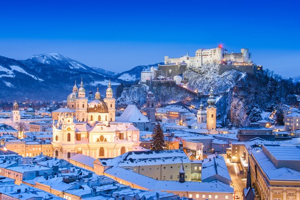 Salzburg in winter