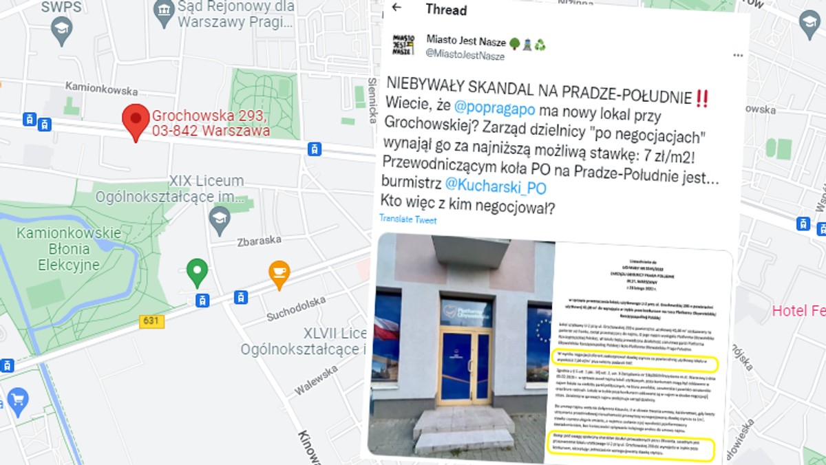 Politycy za wynajem płacą wiele razy mniej, niż przedsiębiorcy. "Skandal"