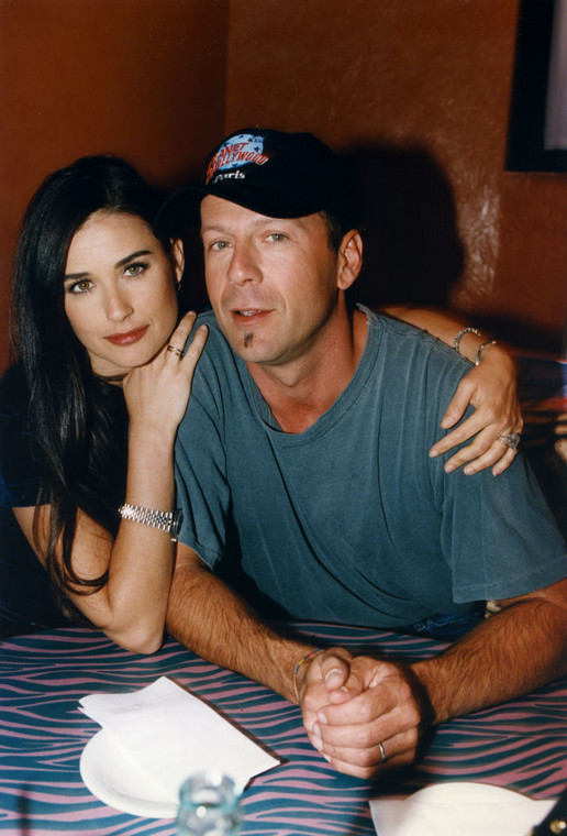 Demi Moore i Bruce Willis w 1995 r.